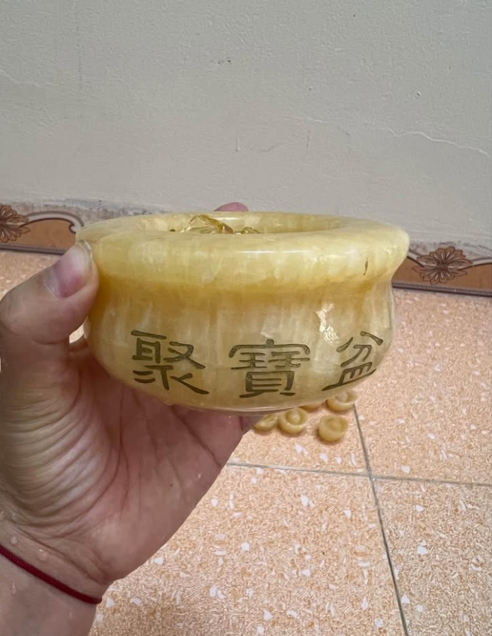 Bát Tụ Bảo cao cấp Ngọc Hoàng Long nguyên khối